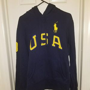 USA Ralph Lauren Pull-Over Hoodie